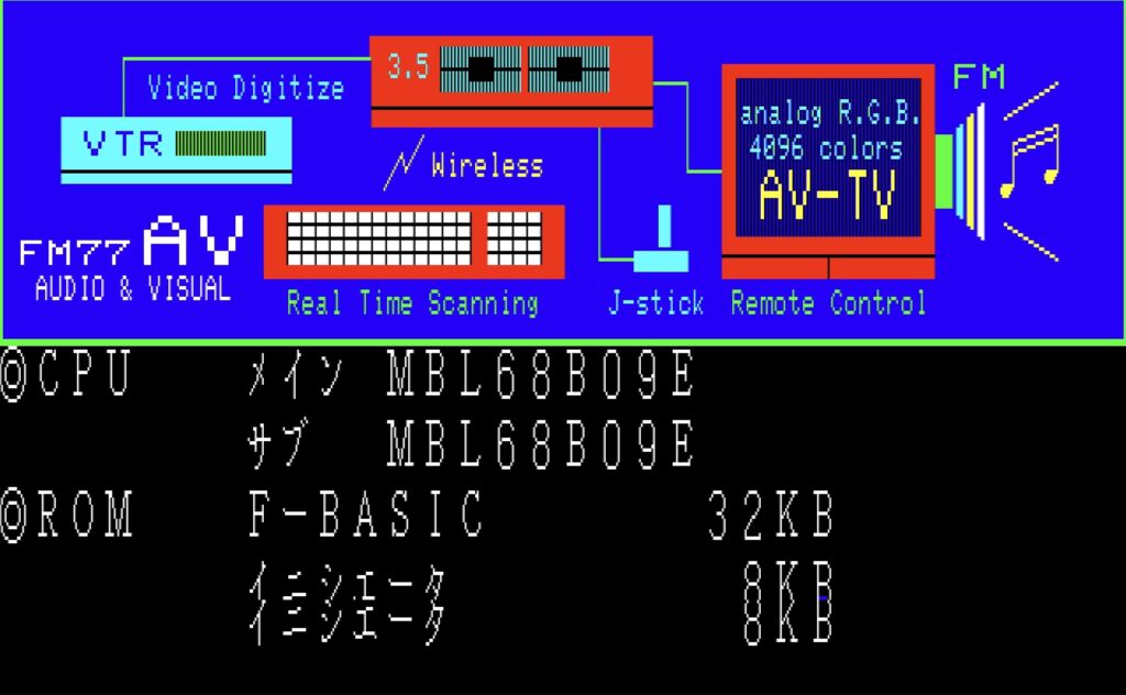 FM77AV_3-1024x632 発売から40年…富士通「FM77AV」のキーボードに隠しメッセージを発見！開発者が仕掛けた“イースターエッグ”の出し方とは