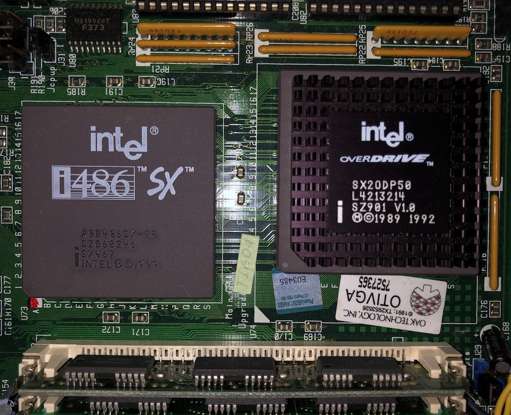 odp Intel 幻のオーバードライブプロッセッサ RapidCAD