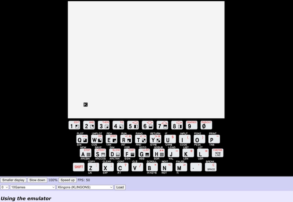 ZX81EMU ブラウザで動くレトロPCエミュレータ10選！ZX81からLisa、NeXT、VZまで