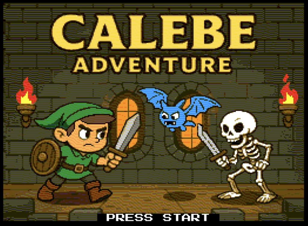 calebet MSXアドベンチャーゲーム『Calebe Adventure』往年の名作を思わせる操作感