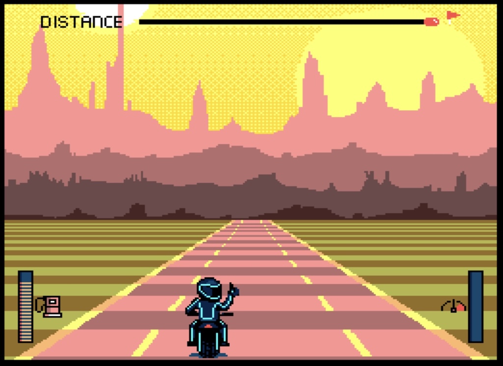 neon2 MSX 新作バイクレース！『Neon Horizon』で体感するスピード感！