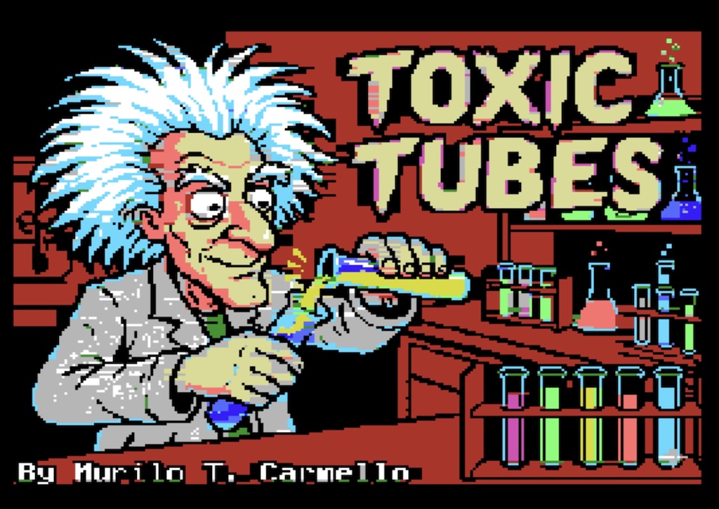 toxictubes2 MSXdev25新作！有毒薬品を仕分けろ『Toxic Tubes』